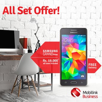 Mobilink Business — Samsung Grand Prime digital campaign